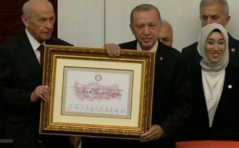 Էրդողանը երդվել է և 5 տարով ստանձնել Թուրքիայի նախագահի պաշտոնը