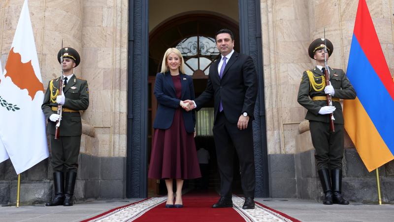 Ալեն Սիմոնյանն ընդունել է Կիպրոսի Հանրապետության Ներկայացուցիչների պալատի նախագահի գլխավորած պատվիրակությանը