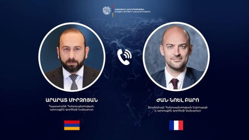 Հայաստանի և Ֆրանսիայի ԱԳ նախարարները մտքեր են փոխանակել գործընկերության խորացմանն ուղղված քայլերի շուրջ