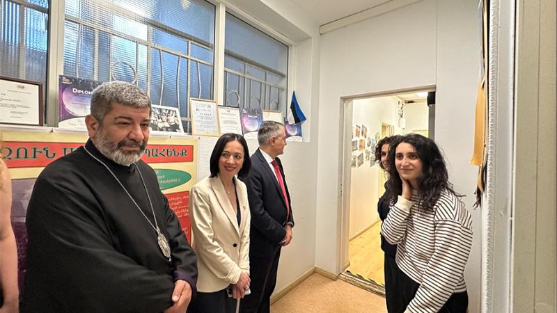 Ժաննա Անդրեասյանն այցելել է Էստոնիայի հայկական կիրակնօրյա դպրոց