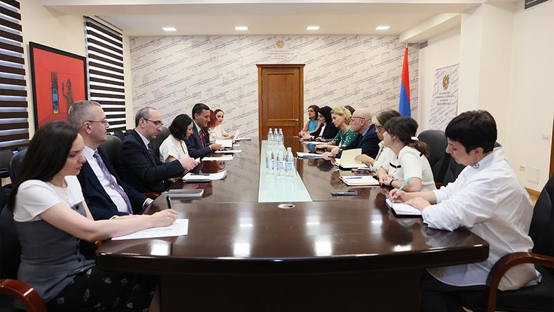 Համաշխարհային բանկի ներկայացուցիչների հետ քննարկվել են համագործակցության խորացման հեռանկարները