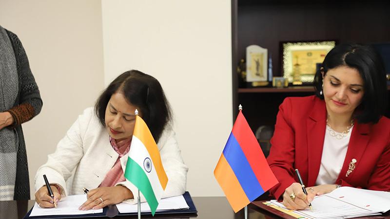 Հայաստանը և Հնդկաստանը ստորագրել են համագործակցության համաձայնագիր առողջապահության ոլորտում