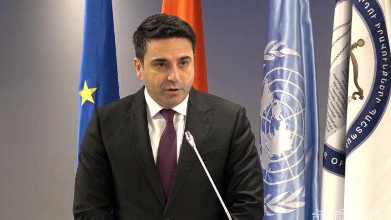 Ալեն Սիմոնյանի ելույթը «Էթիկական չափորոշիչներն իրավահավասարության եւ հակախտրականության երաշխավորման ոլորտում» միջազգային համաժողովում