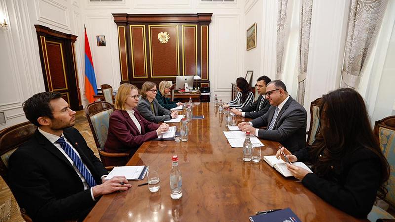 Տիգրան Խաչատրյանը և Գերմանիայի դեսպանն ընդգծել են համագործակցության խորացման կարևորությունը