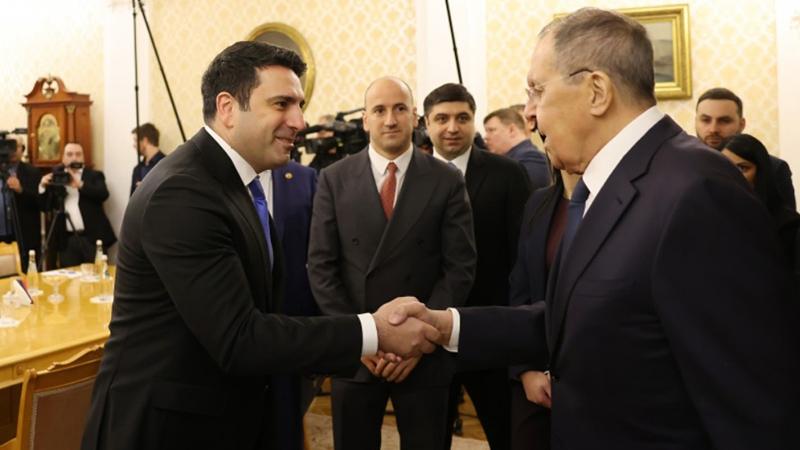 Ալեն Սիմոնյանը հանդիպել է Սերգեյ Լավրովի հետ