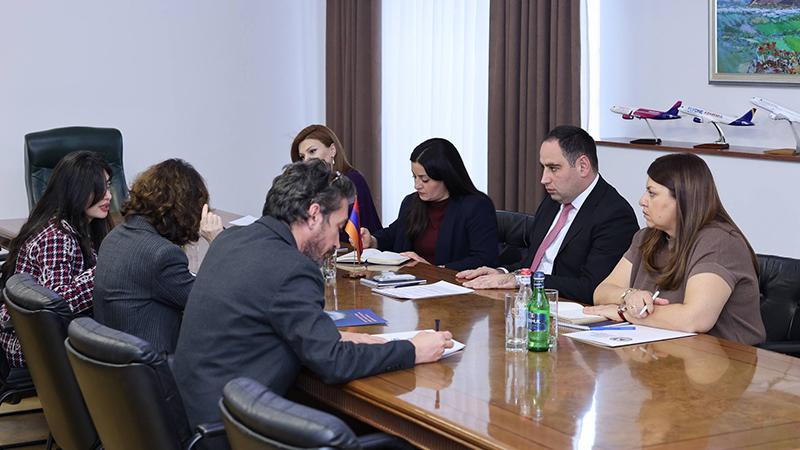 Դավիթ Խուդաթյանն ընդունել է Հայաստանում ՄԱԿ-ի Փախստականների հարցերով գերագույն հանձնակատարի ներկայացուցչին