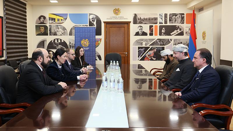 Քննարկվել են Երևանում Օմանի ազգային թանգարանի հետ համագործակցության զարգացման հարցերը