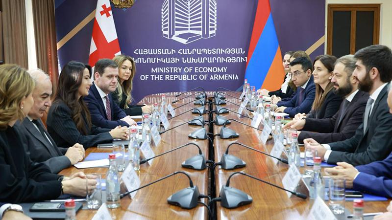 Համոզված եմ, որ մեր տնտեսական համագործակցության առկա ներուժը դեռևս ամբողջությամբ իրացված չէ․ Պապոյանը՝ Վրաստանի իր գործընկերոջը