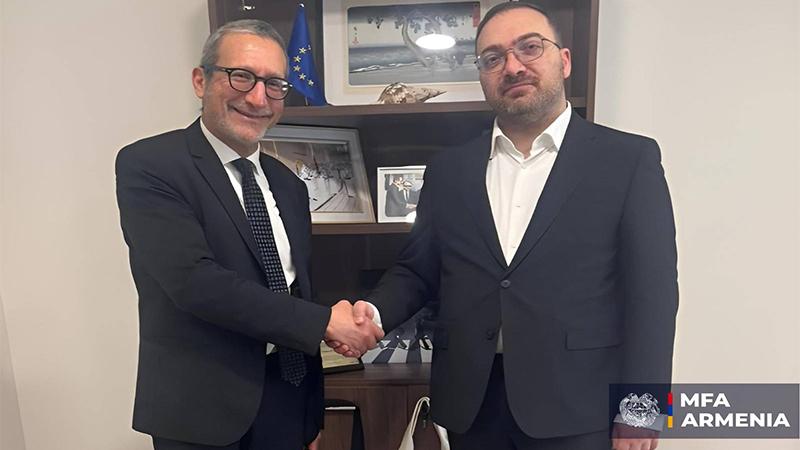 ՀՀ ԱԳՆ գլխավոր քարտուղարը հանդիպել է Կիպրոսի ԱԳՆ Դիվանագիտական ակադեմիայի ղեկավարի հետ