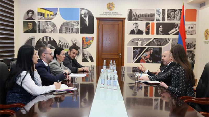 Հանդիպում ԵԽ «Մշակութային ուղիներ» համաձայնագրի գործադիր քարտուղարի հետ