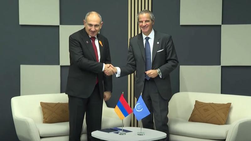 Վարչապետը հանդիպել է Ատոմային էներգիայի միջազգային գործակալության գլխավոր տնօրեն Ռաֆայել Գրոսսիի հետ