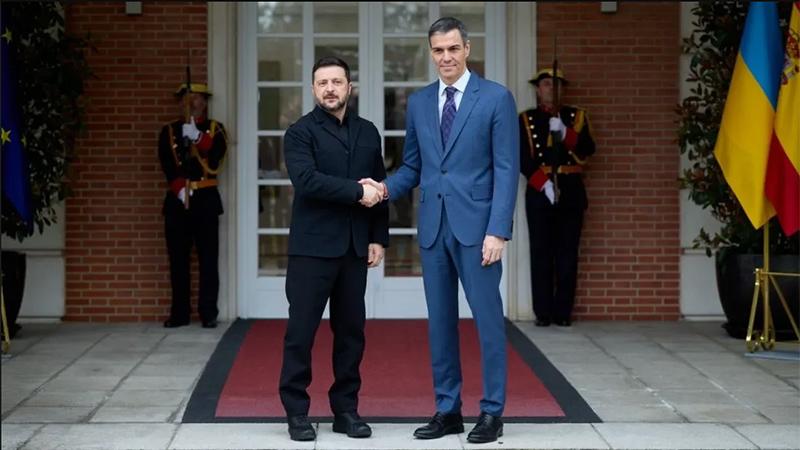 Զելենսկին Իսպանիայի վարչապետի հետ բանակցությունների արդյունքում մի շարք համաձայնագրեր է ստորագրել