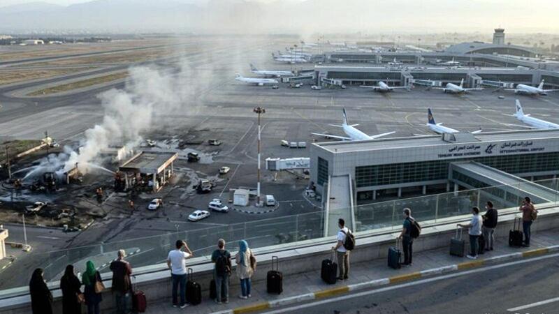 Ավիահարվածներ են հասցվել Թեհրանի միջազգային օդանավակայանի, Ազգային բանկի մասնաճյուղի ուղղությամբ