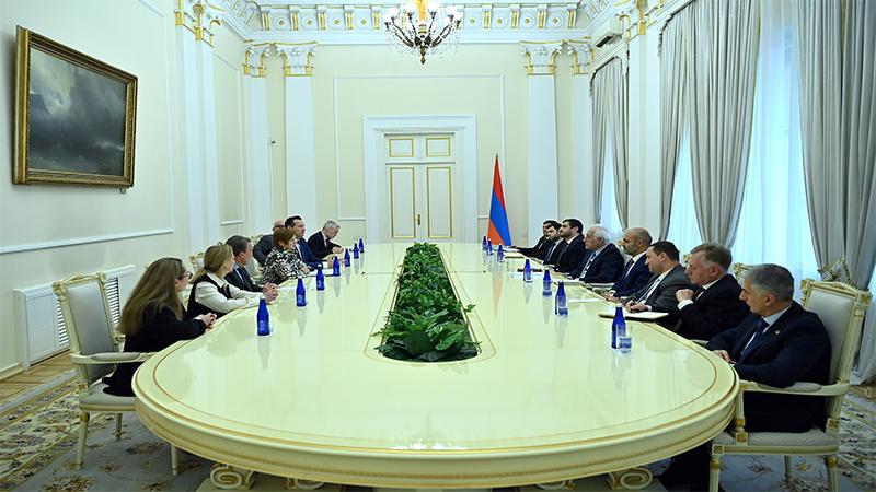 Վահագն Խաչատուրյանն ընդունել է Բելգիա-Հայաստան բարեկամական խմբի պատվիրակությանը