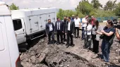ՏԿԵ նախարարն այցելել է Երևան-Սևան ավտոճանապարհի՝ Չարենցավանի հատված, որտեղ կայծակի հարվածից կամուրջ էր փլուզվել