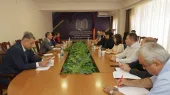 Делегация Всемирной организации здоровья животных была принята в Министерстве экономики.