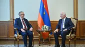 Le président Vahagn Khachaturyan a reçu l'ambassadeur extraordinaire et plénipotentiaire du Canada en Arménie, Andrew Turner.