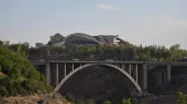 Suspiciously sourced and absurd content videos are appearing again on social networks, claiming that the Kyiv Bridge is destroyed and that no work is being done there, according to the city hall.