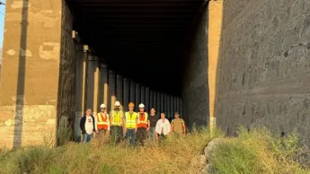 The AECOM team and partners from the Government of Armenia have explored the TRIPP site.