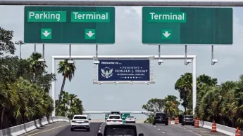 The Florida airport has been renamed after President Trump.
