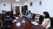 Anahit Manasyan has received Marina Mezhurina, a member of the European Parliament.