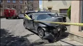A tragic incident in Yerevan: the driver's health deteriorated, and the "BMW" crashed into a resident's stone building.