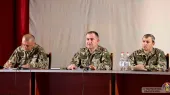 Начальник Генерального штаба встретился с военнослужащими, обсудил ряд вопросов, касающихся проводимой работы по устранению порочных привычек.