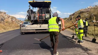 Medium repair works are underway on the Dzorazart-Gavar road section.