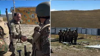  
 
Հրաձգարան 
 
 
Հայցելեցի հրաձգարան եւ հետեւեցի ստորաբաժանումներէն մէկի կրակային պատրաստութեան պարապմունքներուն: 
 
