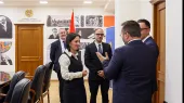 Министр образования, науки, культуры и спорта встретился с представителями бизнес-клуба выпускников Оксфорда в Армении.