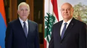 Президент Ваграм Хачатрян провел телефонный разговор с президентом Ливана Жозефом Ауном.