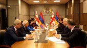 Ժաննա Անդրեասյանը հանդիպել է Վրաստանի մշակույթի նախարար Մայա Բիտաձեի հետ