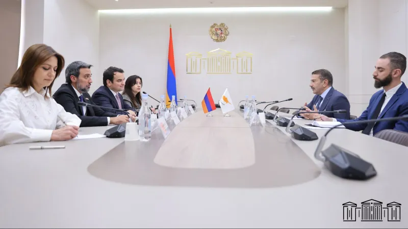 Նարեկ Կարապետյանը և Արամ Վարդևանյանը հանդիպել են Կիպրոսի դեսպանին